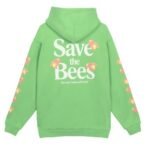 SAVE THE BEES ZIP UP HOODIE