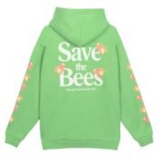 SAVE THE BEES ZIP UP HOODIE