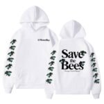 Save The Bees Merch Hoodie Long Sleeve