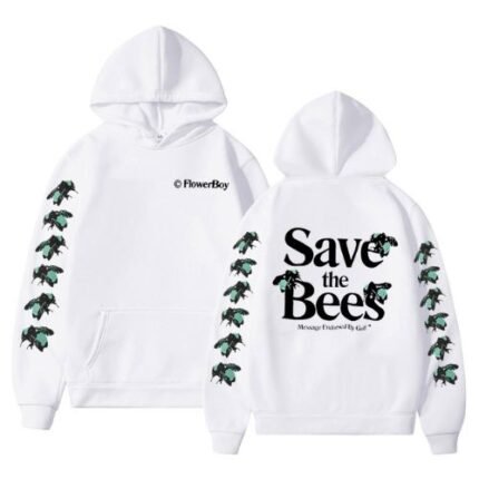 Save The Bees Merch Hoodie Long Sleeve