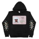 NEW AMERICAN HARAJUKU GOTHIC PRINT HOODIE