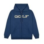 Golf Wang Zip Up Blue Hoodie