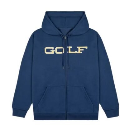Golf Wang Zip Up Blue Hoodie
