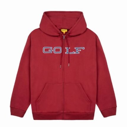 Golf Wang Red Zip Hoodie