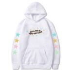 Call Me If You Get Lost White Hoodie
