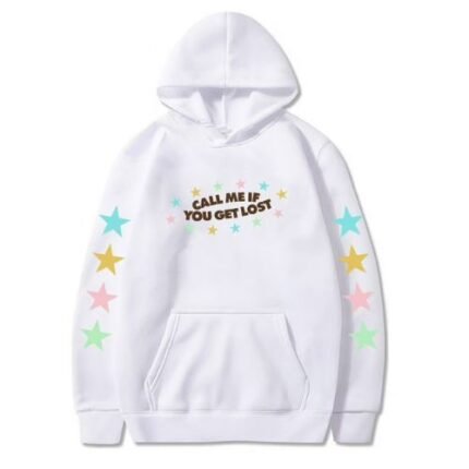 Call Me If You Get Lost White Hoodie