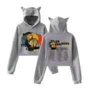 Tyler Childers On The Road Tour Cat Ear Hoodies - Image 3