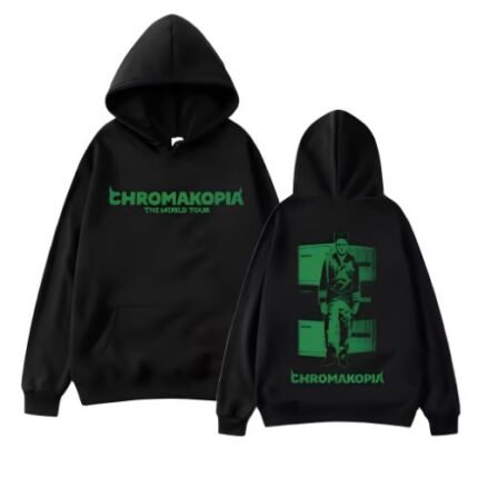 Tour World X Chromakopia Black Hoodie