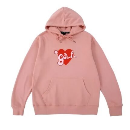 GOLF LE FLEUR PINK HOODIE