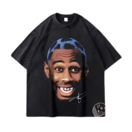 Tyler the Creator Oversized L Face Print Shirt