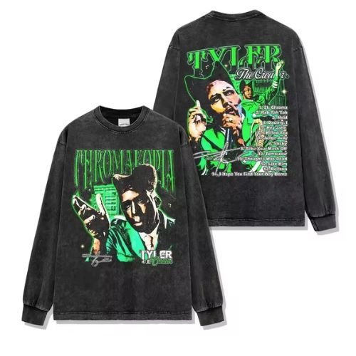 Tyler The Creator Short Sleeve Hip Hop Sweatshirt