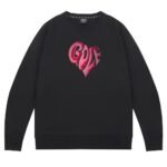 Golf Wang Heart Flower Le Fleur Black Sweatshirt