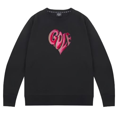 Golf Wang Heart Flower Le Fleur Black Sweatshirt