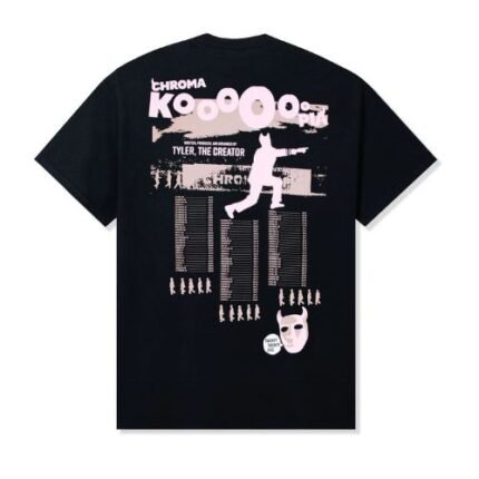 CHROMAKOPIA SIGNATURE TOUR DATES PINK BLACK TEE