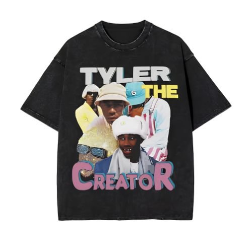 Boy King Rap Tyler The Creator Washed T-Shirts