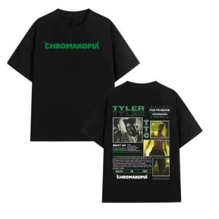 Tyler The Creator Chromakopia World Tour T Shirts