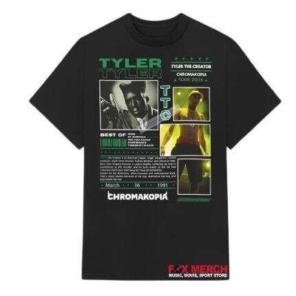 Tyler The Creator Chromakopia Tour Music T-Shirt